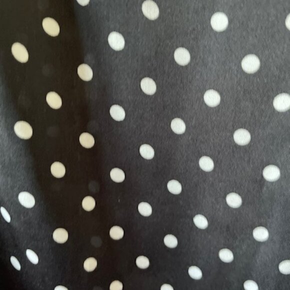 Jones of New York Collection Black with white Polka Dots Sleeveless Top Sz 14/16 - Picture 5 of 9